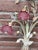 Italian Florentine Metal and Glass Wall Lamp, 1950s For Sale - Image 6 of 9