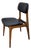 Vintage Dining Chair in Black Leather from Stol Kamnik, 1970s For Sale