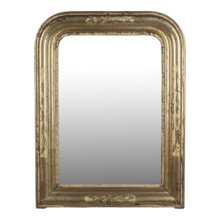 French Louis Philippe Style Gilded Mirror 23.25"w X 30.5h For Sale