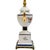 Mid-Century Modern Kaiser Kuhn Swedish Armorial Porcelain Urn Table Lamp For Sale In San Diego - Image 6 of 11