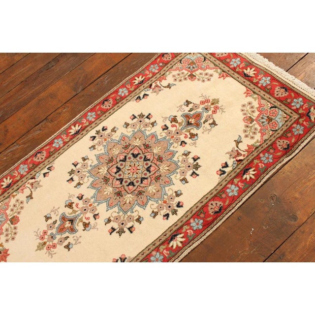 Red Middle Eastern Hand-Knotted Rug For Sale - Image 8 of 10