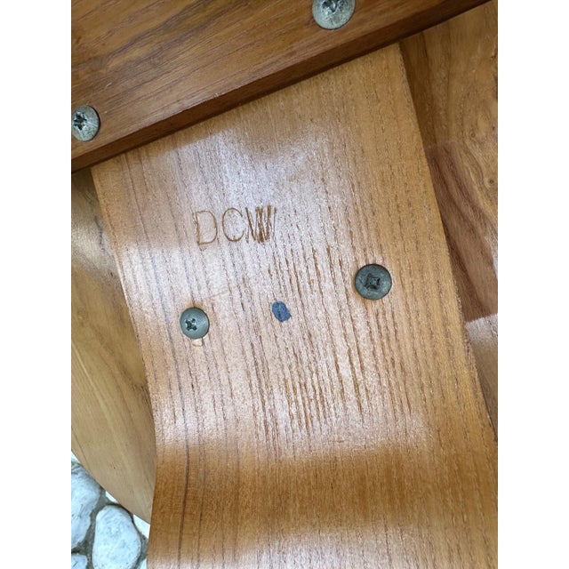 DCW Dining Chair in Walnut by Charles and Ray Eames for Herman Miller, 1950s For Sale - Image 15 of 17