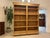 Brown Double Shelf Bookshelf in Spruce For Sale - Image 8 of 16
