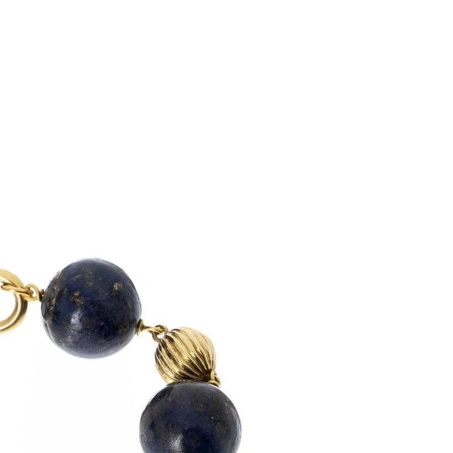 Bracelet with Beads in 19.2k Gold For Sale - Image 4 of 6