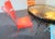 Mid 20th Century Vintage Mid-Century Stamped-Steel Strap/Slat-Back Patio Dining Chairs (Bistro/Café Form), 1950s–60s. For Sale - Image 5 of 11