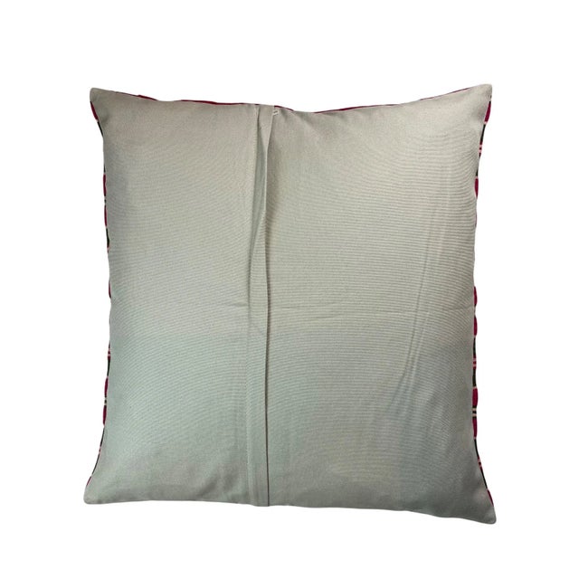 Vintage Turkish Kilim Bench Cushion Cover For Sale - Image 3 of 11