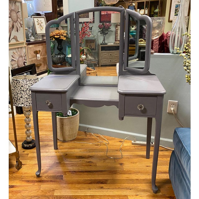 Painted Vintage Vanity Chairish