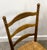 105cm high x 44cm deep x 45cm wide. Seat height 45cm. Set of 6 French Provence Oak Farmhouse Rush Seat Dining Chairs - Set...