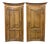 Pair of 19th Century French Louis XV Style Curved Oak Doors For Sale