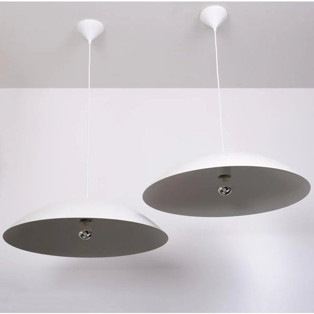 Mid-Century Modern Large Pendant Lamps by Claus Bonderup & Torsten Thorup, Denmark, 1975 For Sale - Image 3 of 7