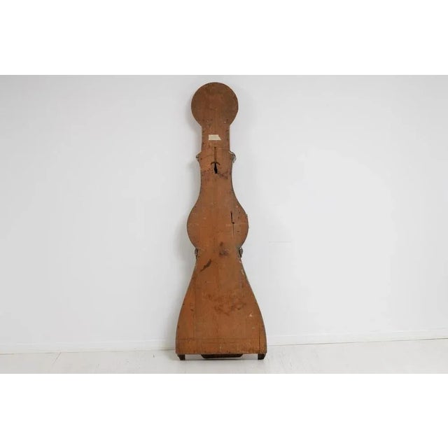 19th Century Swedish Rococo Long Case Clock For Sale - Image 5 of 12