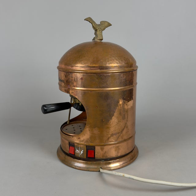 Espresso Machine in Hammered Copper from Victoria Arduino, 1960s For Sale - Image 4 of 17