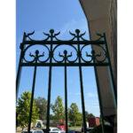 19th Century French Garden Gate with New Powdercoat For Sale - Image 10 of 12