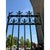 19th Century French Garden Gate with New Powdercoat For Sale - Image 10 of 12