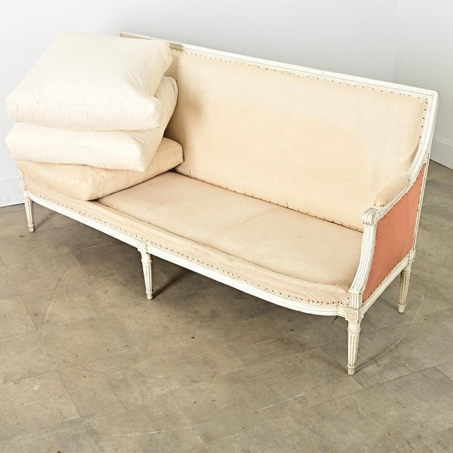 French 19th Century Louis XVI Style Sofa For Sale - Image 9 of 10