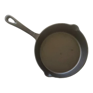 Japanese Cast-Iron 8 Inch Mini Skillet Frying Pan Black Handle Vintage