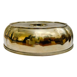 Antique Reed & Barton Silver Soldered Food Cloche From Historic Davenport Hotel For Sale