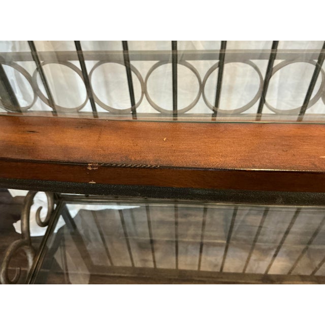Old World Metal Bakers/Wine Rack For Sale - Image 15 of 17