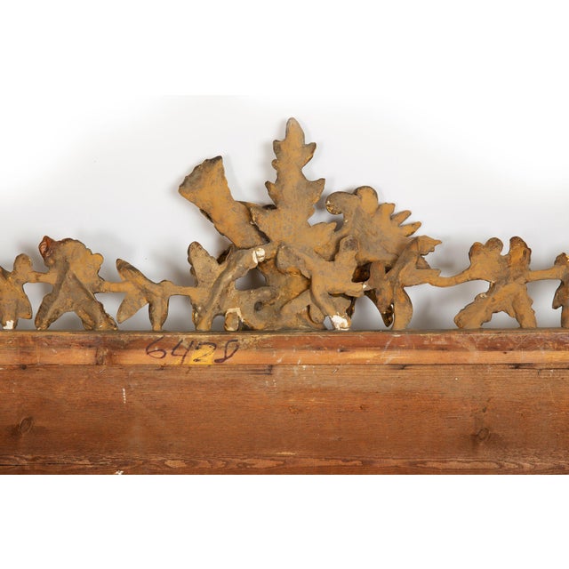 Pair of 19th Century French Neoclassical Antique Giltwood “Wedding” Mirrors For Sale - Image 18 of 18