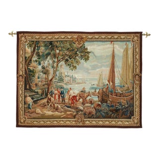 Return of the Fisherman Handwoven Tapestry - 157 X 211 Cm (5'2" X 6'11") - Requires Rod Size 5 For Sale