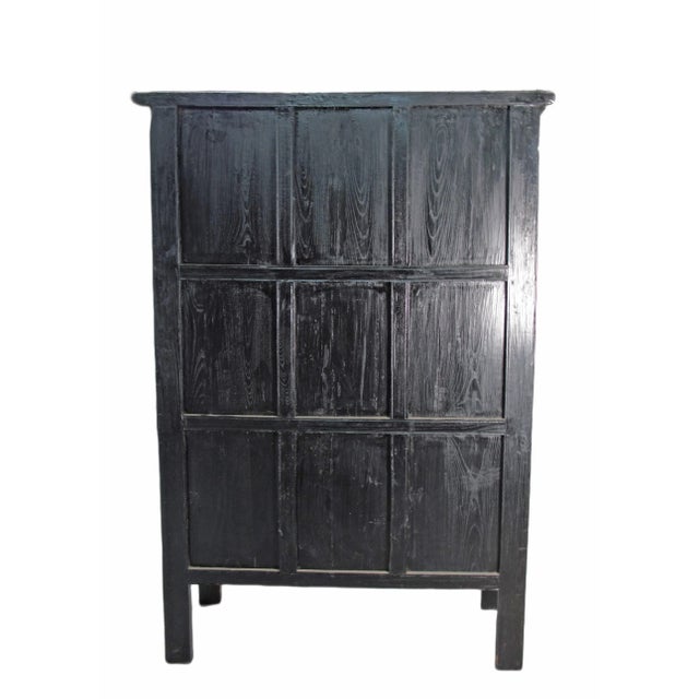 Hand Painted 80" Inch Tall Antique Chinese Cabinet For Sale - Image 12 of 12