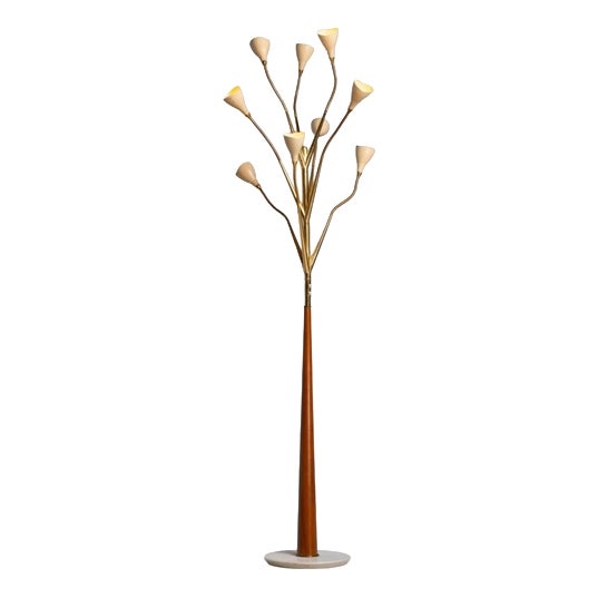 Vintage Italian Floor Lamp from Stilnovo, 1950s For Sale
