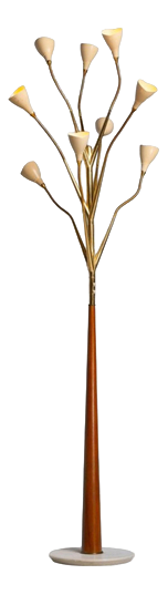 Vintage Italian Floor Lamp from Stilnovo, 1950s