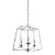 Pasargad Home Lionnel Polished Chrome Frame Chandelier For Sale