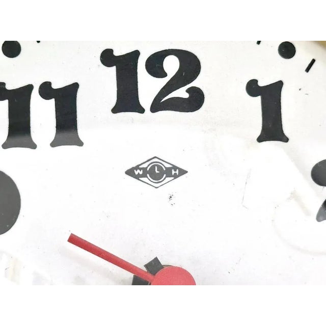 1960s Ceramic Kitchen Wall Clock from WLH, 1960s For Sale - Image 5 of 8