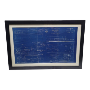 Boat Blueprint of the "Slopoke" from Motor Boating Publications