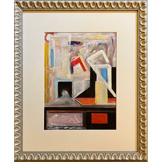 Perspectives, Original Abstract Painting, Framed For Sale