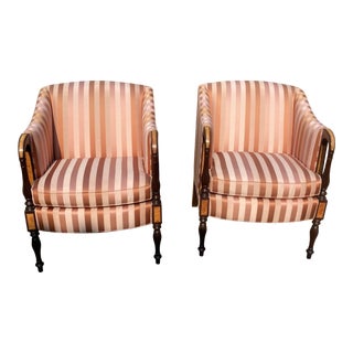 Stickley Monroe Place Sheraton Style Arm Chairs - a Pair For Sale