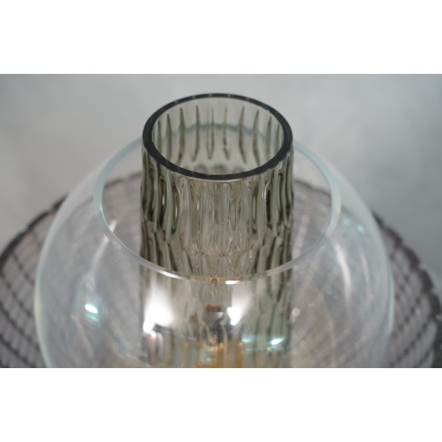 Mid-Century Modern Table Lamp in Murano Art Glass, 1980 For Sale - Image 4 of 8