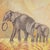 P Dupont, Elephant Family, 1960, Oil on Canvas, Framed For Sale - Image 8 of 14