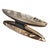 Wood "Pera" Console With Bronze and Stainless Steel, Handmade For Sale - Image 7 of 10