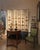 Metal 19th Century Italian Six-Panel Painted Wood Folding Screen in Gilt Bronze Frame For Sale - Image 7 of 16
