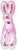 Pop Art Interior Illusions Plus Pink Ceramic Dog Piggy Bank - 12" tall For Sale - Image 3 of 6