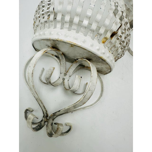 1960s Vintage Tole Wall Planters For Sale - Image 5 of 8