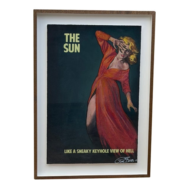 The Connor Brothers ‘The Sun’ (2019) Unique Hand-Painted Archival Print - Signed & Framed For Sale