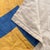 Vintage 1940s Streak of Lightning Cotton Quilt - Blue and Yellow Staircase Geometric Stepped Pattern - 77" X 57" For Sale - Image 18 of 18