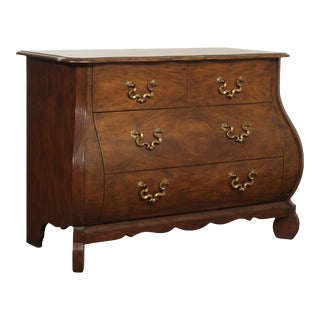 Mid 20th Century Baker Furniture 'Collector's Edition' Walnut Bombe Chest For Sale