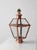 Copper Vintage Copper Lantern Light Fixture With Brass Eagle Finial For Sale - Image 8 of 18