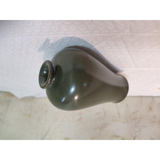 Chinese Ceramic Vase,Wanli Marked Brown Glaze Porcelain Plum Vase For Sale - Image 9 of 9