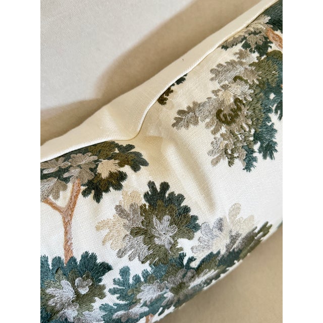 English La Canopee Lumbar Pillow - Verdant For Sale - Image 3 of 7