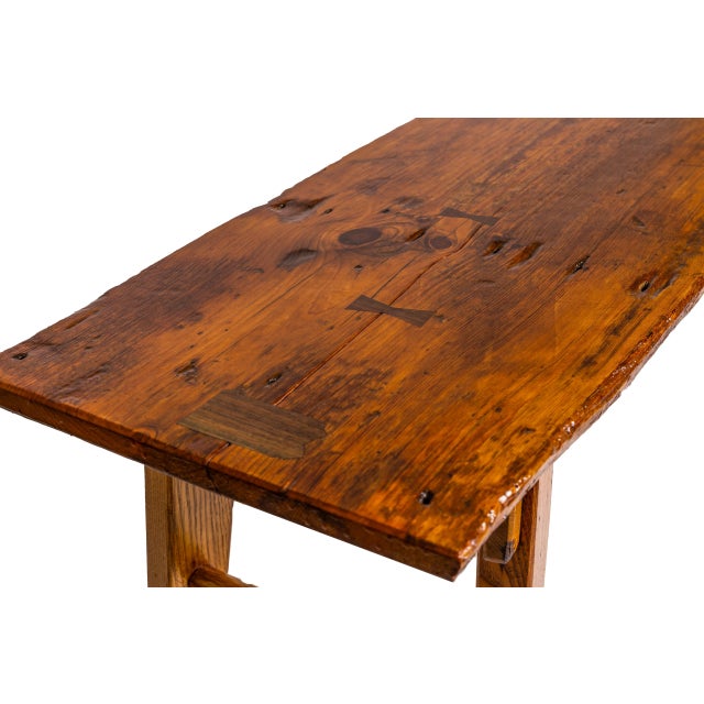 Pennsylvania Heritage Console Table, Hemlock and Wormy Chestnut For Sale In Pittsburgh - Image 6 of 8