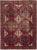 Red 1920s Allover Pattern Vintage Tabriz Handmade Red Wool Rug For Sale - Image 8 of 8