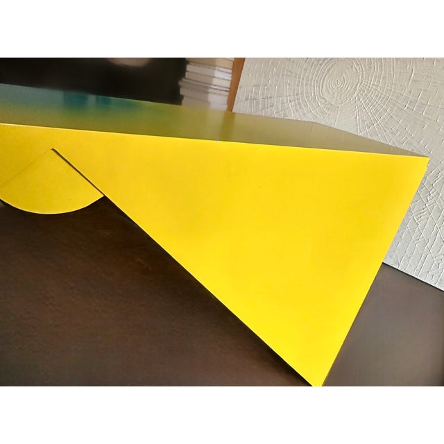 The "Origami" Console: Rare Rafael De Cárdenas Sculptural Table – Limited Edition, Attributed For Sale - Image 10 of 14