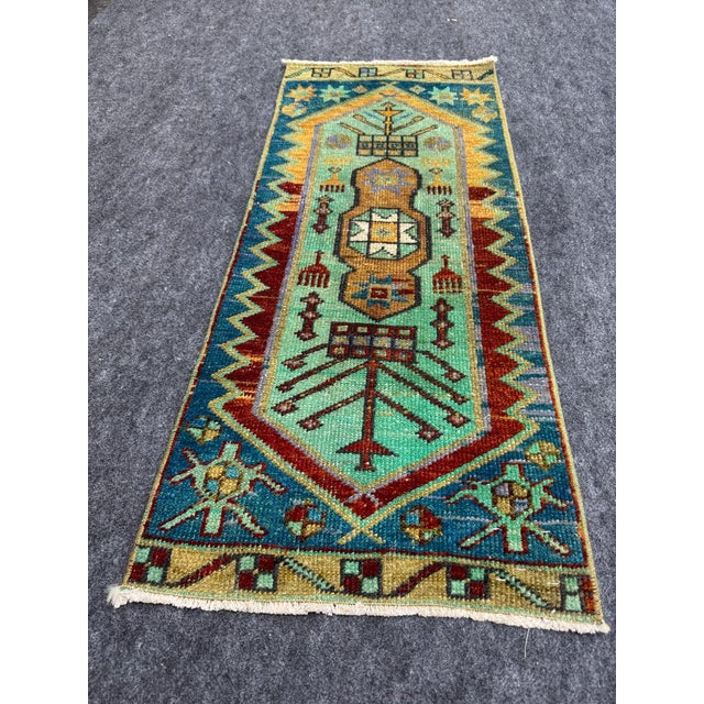 Turkish Yastik Rug 1'5" x 3'5" #24315 Explore a curated collection of hallway runners, wool rugs, and handmade...