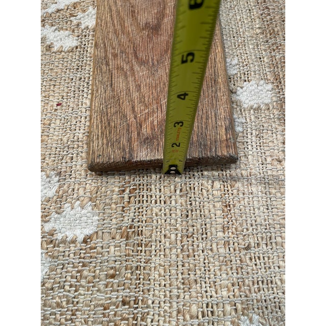 Wood Vintage Rustic Wooden Cutting Bread Board Weathered Grain For Sale - Image 7 of 7
