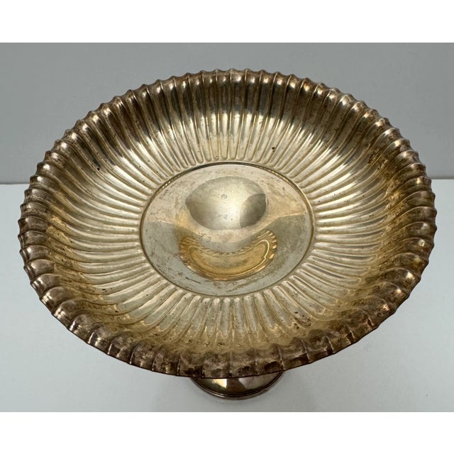 Beautiful VINTAGE 925 FISHER SILVERSMITH STERLING SILVER. WEIGHTED 940 COMPOTE CANDY DISH.